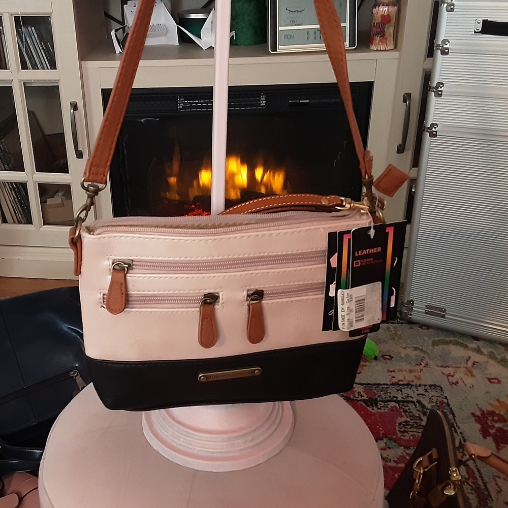 Genuine Pink Stone Mountain Handbag